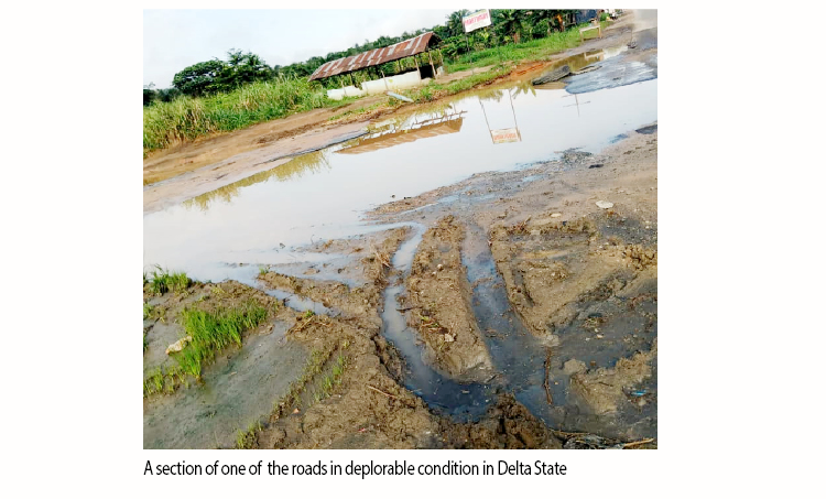 Deplorable Condition Of Roads ln Delta
