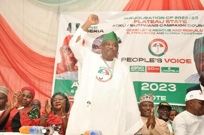 Plateau PDP Inaugurates Atiku/Mutfwang Campaign Council 1 images 2022 10 24T085409.242