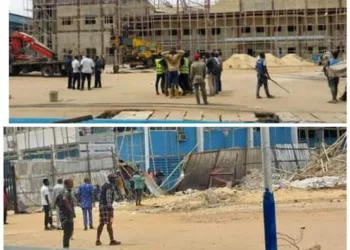 4 Battling For Survival As Stephen Keshi Stadium Collapses In Delta