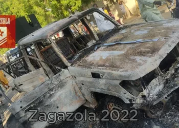 Terrorists Burn 20 Vehicles As Troops Repel ISWAP Attack In Borno