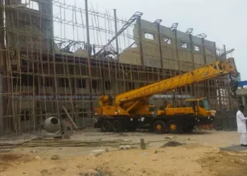 Work Resumes At Stephen Keshi Stadium After Crane Crash