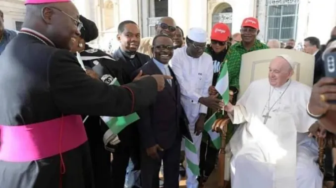 Pope Meets Nigerian Pilgrims In Vatican, Prays For Nigeria 1 IMG 20221031 WA0017 768x576 1