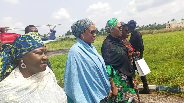 BREAKING: APC Presidential Candidate's Wife, Oluremi Tinubu In Bayelsa, Donates N50m To Flood Victims 1 IMG 20221104 WA0005