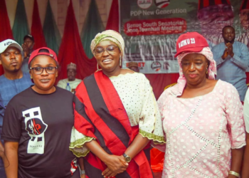 2023: PDP Group Storm Benue South Senatorial Zone, Rally Support