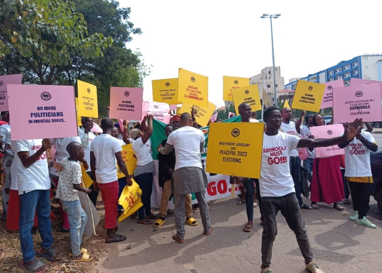 Police Teargas Protesters Seeking CJN Resignation 1 IMG 20221129 WA0019