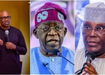 2023 Presidency: Tinubu, Atiku, Obi Market Selves At  Jos Rally, Lagos Parley