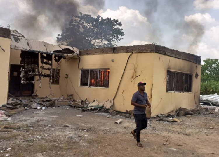 INEC Office In Ebonyi State Set Ablaze 1 Osinbajo 2022 11 28T174928.974