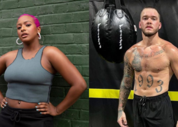 DJ Cuppy Engages British Boxer, Ryan Tay
