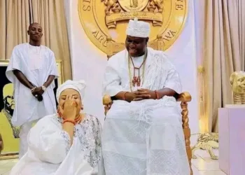 Nollywood Actress, Nkechi Blessing, Visits Ooni Of Ife, Sets Tongues Wagging