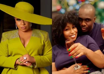 Nollywood Actress, Rita Dominic, Husband Hold White Wedding In UK