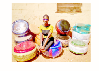 How I’m Achieving My Dream Of Turning Tyres Into Household Furniture – Beulah