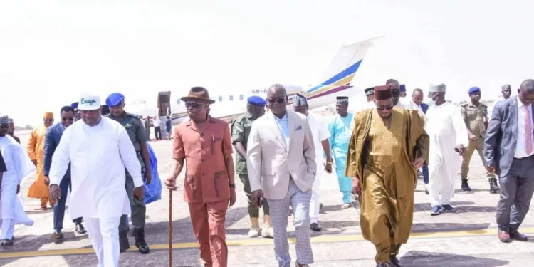 Wike Leads PDP G-5 To Woo Bauchi Gov