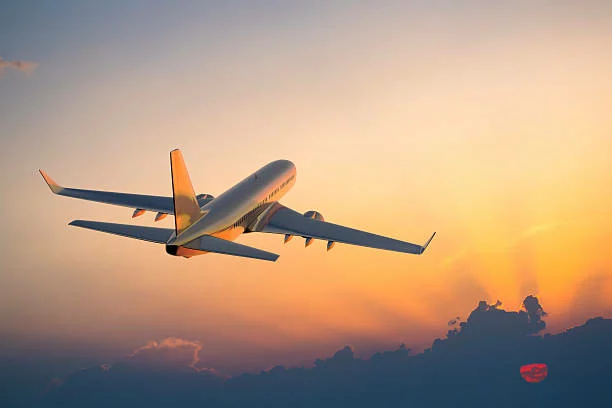 Firm Introduces Flexible Payment Options For Air Travellers 1 Passanger airplane flying above clouds in evening.