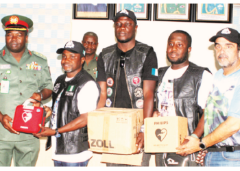 Jeje Riders Donate Equipment To Barau Dikko, Army Reference Hospitals