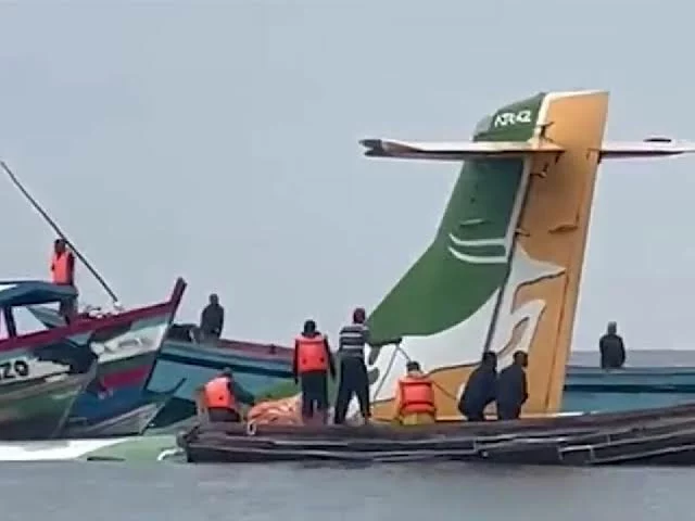 Rescue Operation Ongoing As Passenger Plane Crashes Into Lake Victoria In Tanzania 1 plane crash jpg