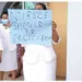 protesting nursing studen