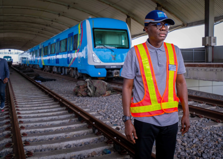 Blue rail line scaled 1