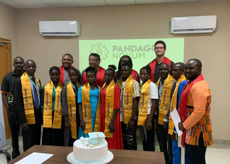 Farmer Emerges Overall Best In Pandagric Novum Computer Training Programme 1 The Computer Training Graduands and staff of Pandagric Novum