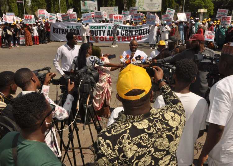 CSOs Protest At NASS Over 89trn Stamp Duty Controversy 1 IMG 20221216 WA0016 scaled