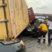 1 Dead, Several Injured As Container Falls On Vehicles In Lagos