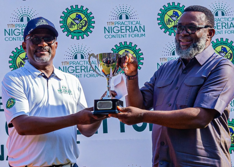 NCDMB’s PNC Kicks Off In Golfing Style 1 One of the winners of the golf competition in Uyo e1670349454763 jpg