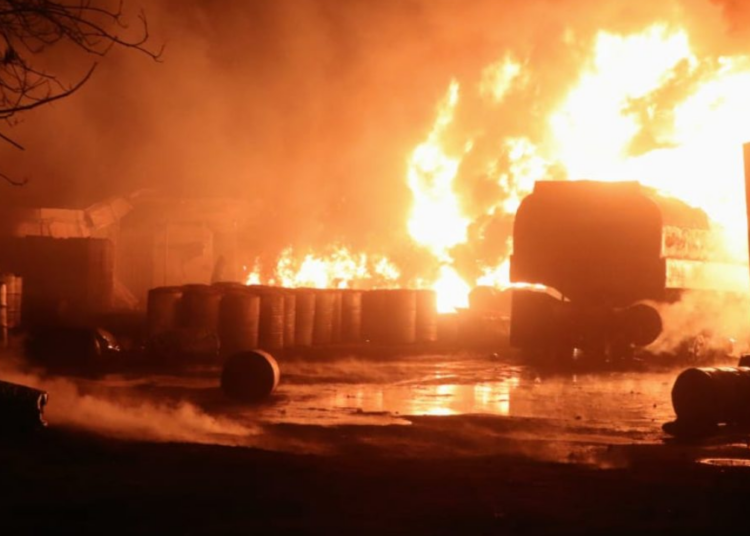 Inferno Destroys 300 Drums Of PMS, AGO In Adamawa 1 Osinbajo 2022 12 16T153614.766