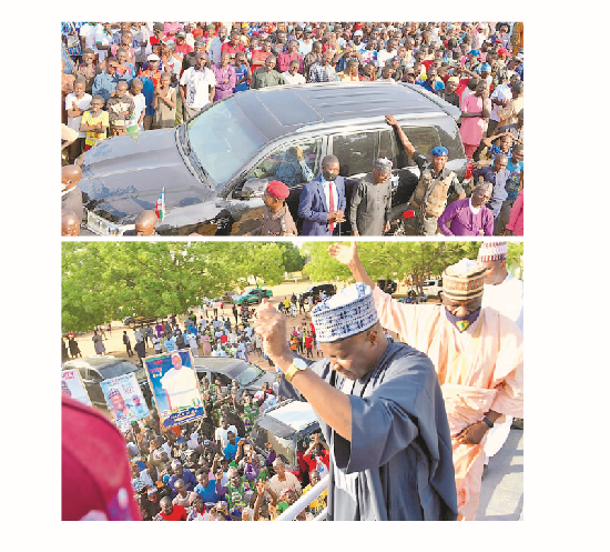 Mammoth Crowd As Governor Inuwa's Campaign Train Hits Balanga 1 gov inuwa