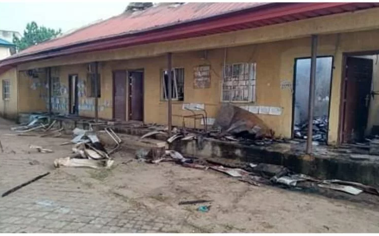 Another INEC Office In Imo Attacked, Vandalised 1 imo inec e1670833599311 jpg