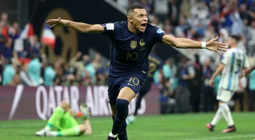 Hurst Hails Mbappe On Joining World Cup Final Hat-trick Club 1 kylian mbappe hands 221218g1050 jpg