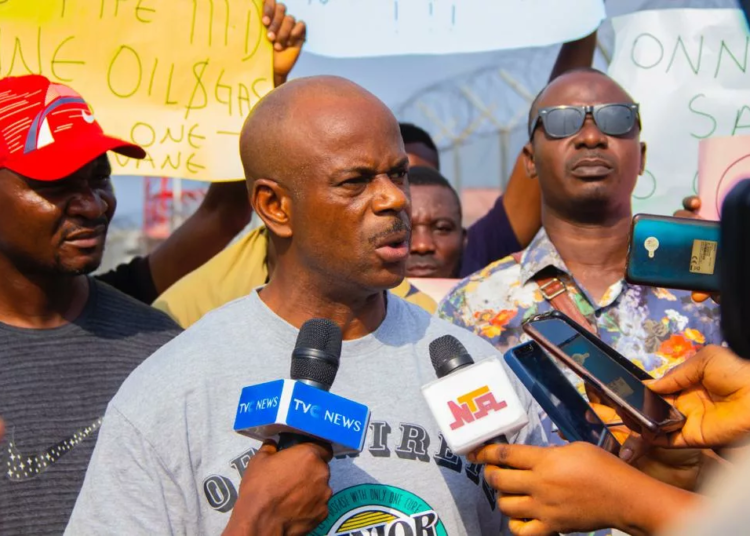 Job Loss: Youths Protest Planned Closure Of Onne Chevron Logistics Base 1 onne youths jpg