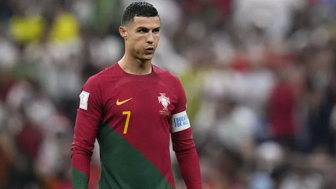 Ronaldo May Return To Portugal With Sporting CP As Next Club 1 Portugal's Cristiano Ronaldo looks on during the World Cup round of 16 soccer match between Portugal and Switzerland, at the Lusail Stadium in Lusail, Qatar, Tuesday, Dec. 6, 2022. (AP Photo/Manu Fernandez)