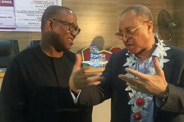 Utomi Inaugurates 'Big Tent' Obi-Datti Independent Campaign Council 1 utomi and obi jpg