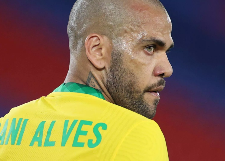 Dani Alves Accused Of Sexual Assault 1 210807 YOKOHAMA Aug 7 2021 Dani Alves of Brazil reacts during the men s football final between Brazil and Sp