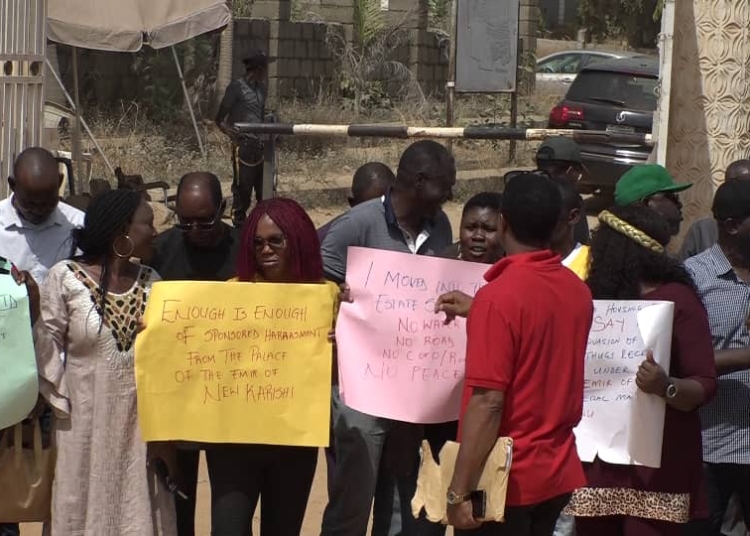 CAJAAH Estate Residents Stage Protest Over Insecurity 1 IMG 20230108 WA0000