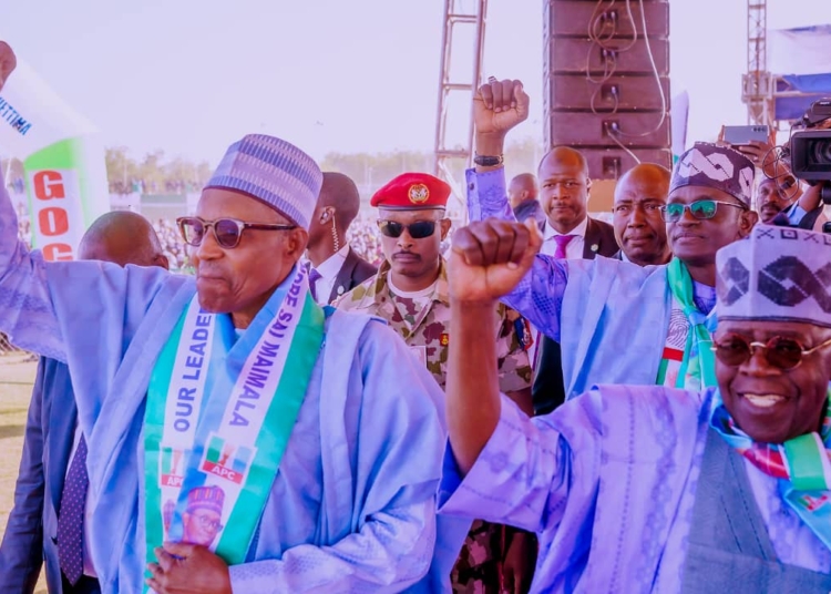 Electing Tinubu Will Guarantee Security, Economy In North-East - Buhari 1 IMG 20230110 WA0012