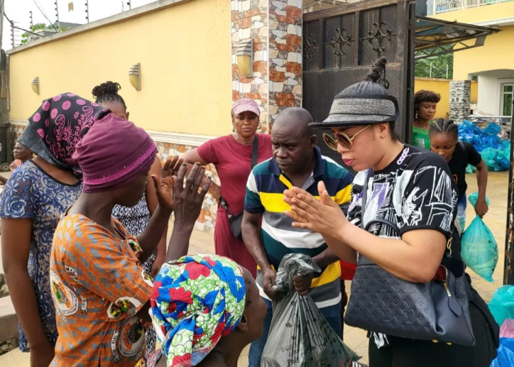 Susan Chanel Beauty Distributes Food Items To Poor 1 IMG 20230113 WA0012 jpg