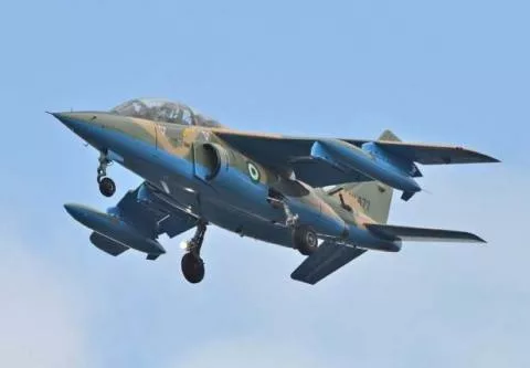 Wanted Terror Kingpin Escapes As NAF Kills 16 In Zamfara 1 NAF jet 1024x710 1 jpg