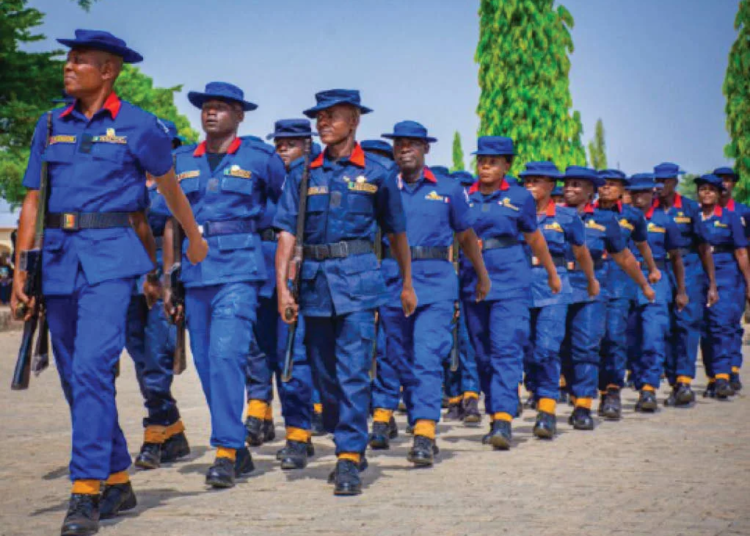 NSCDC Gives Families Of Slain Officers Cheques, Automatic Jobs 1 Nigeria Security and Civil Defence Corps NSCDC jpg