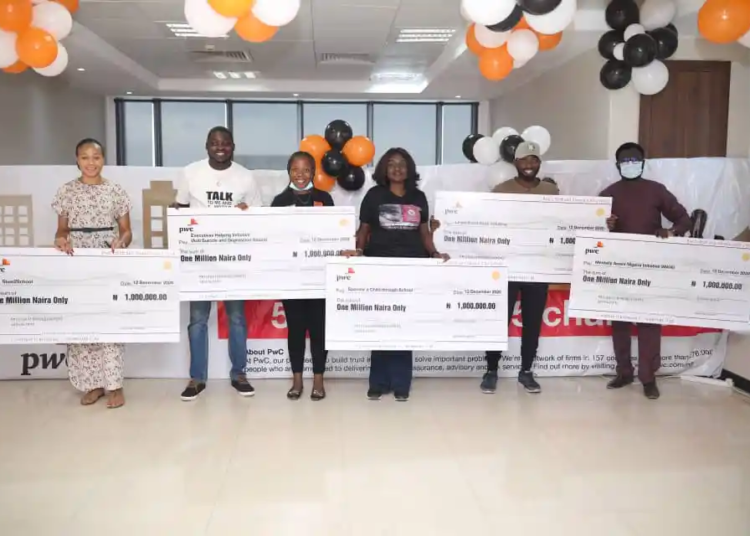 PwC Doubles Annual 5for5 Charity Donations 1 PwC Holds Annual Walk for Charity Donates N5m to 5 Selected Charities Brandspurng3