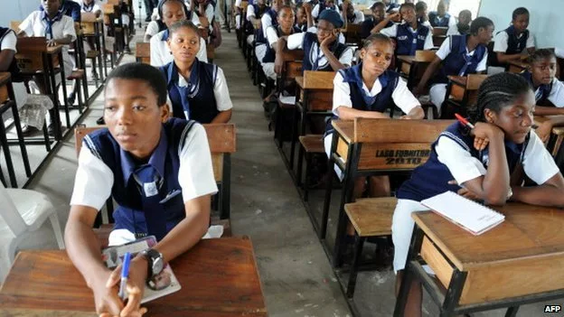 Group Donates Chairs Worth N3.6m To School In Delta 1 Secondary school students jpg