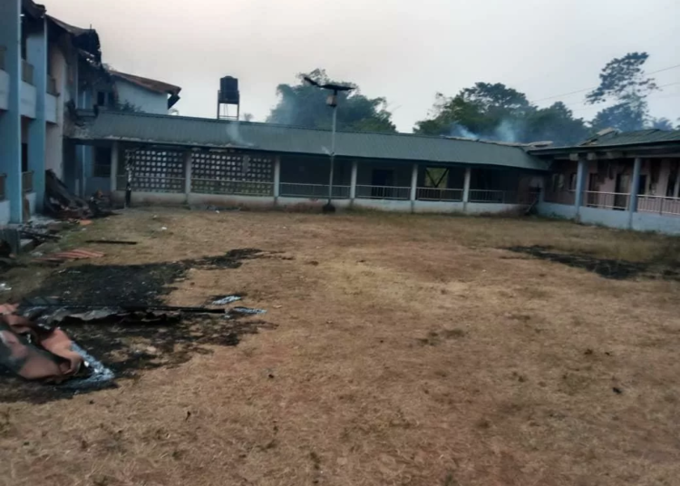 Arsonists Attack Anambra LG Secretariat As Security Operatives Repel Attackers 1 WhatsApp Image 2023 01 12 at 1.31.55 PM jpeg