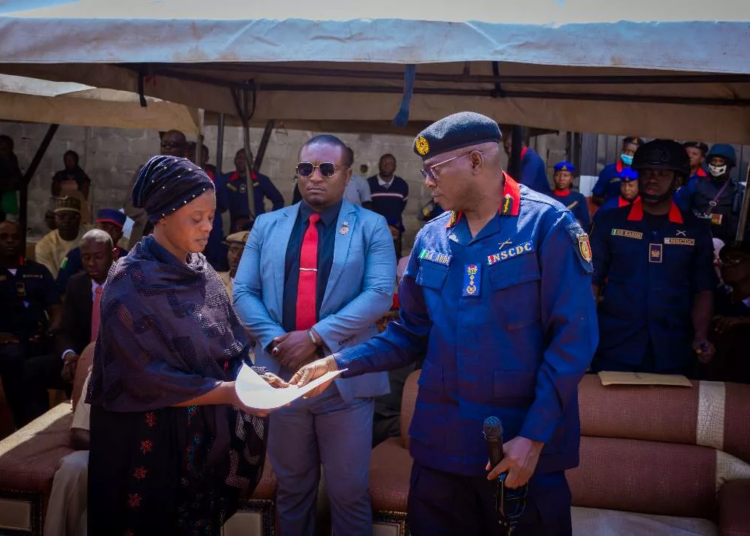 Families Of 7 Slain NSCDC Officers Get Cheques, Automatic Job 1 WhatsApp Image 2023 01 19 at 11.37.14 jpeg