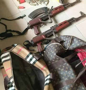 Police Recover 2 AK-47 Rifles, Ammunition From Suspected Kidnapper 1 ak47 jpg