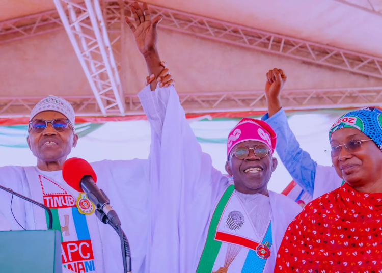 Buhari Canvasses Votes For Tinubu, Binani In Adamawa 1 buhari in adamawa jpg