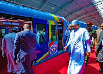 Buhari Commissions Lagos Blue Rail, Grants State Waiver