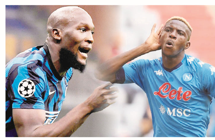 Lukaku Hails Osimhen As Best Striker Ahead Of Napoli Vs Inter Showdown 1 osimhen