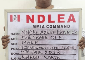 NDLEA Nabs Church Overseer Over Dubai-bound Illicit Drugs 