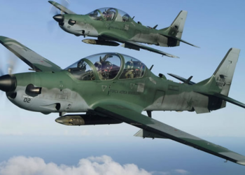NAF Super Tucano Kills Scores Of Boko Haram Terrorists In Sambisa Forest