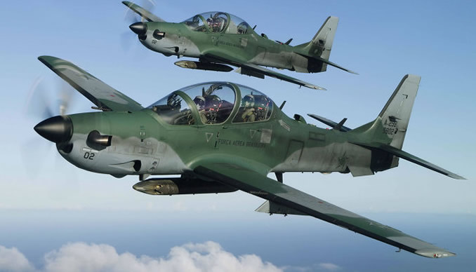 NAF Super Tucano Kills Scores Of Boko Haram Terrorists In Sambisa Forest 1 NAF Super Tucano