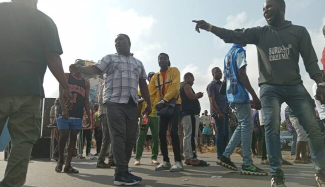 After Violent Protest, Banks Shut Offices In Akwa Ibom 1 Ondo students protest e167586348